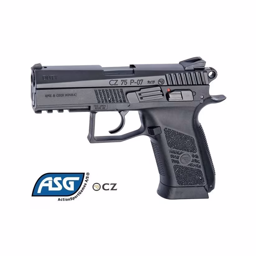 ASG CZ75 P07 DUTY SİYAH BLOWBACK HAVALI TABANCA
