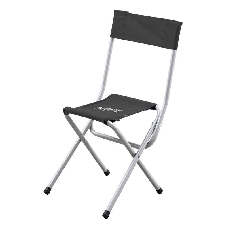 ARGEUS  Katlanabilir Balıkçı Kamp Taburesi - Arkalıklı - Siyah (19019)
