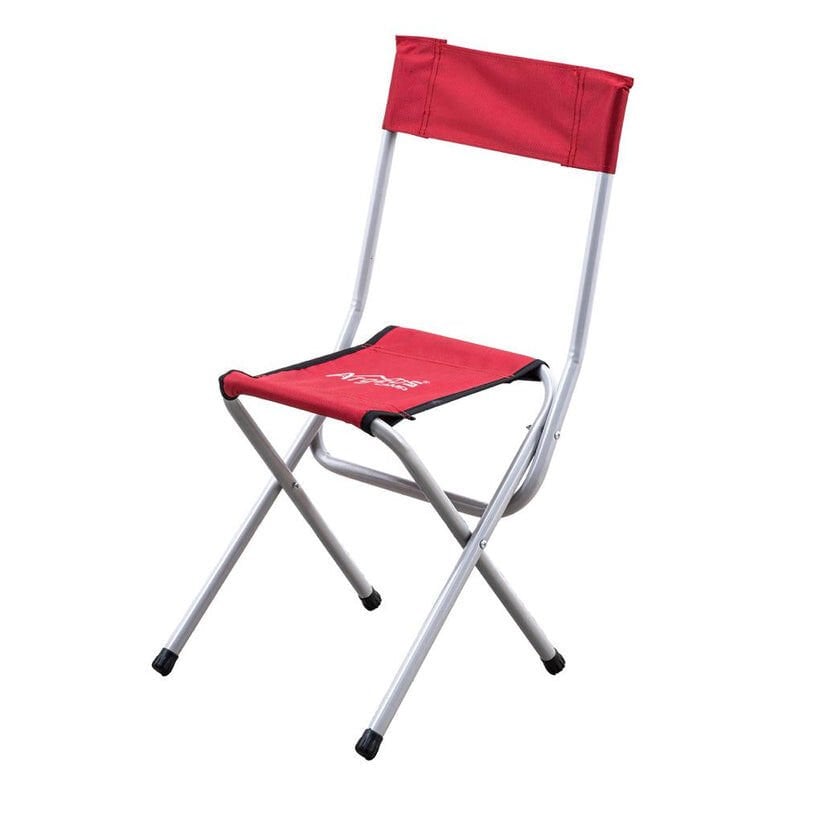 ARGEUS  Katlanabilir Balıkçı Kamp Taburesi - Arkalıklı - Kırmızı (19019)