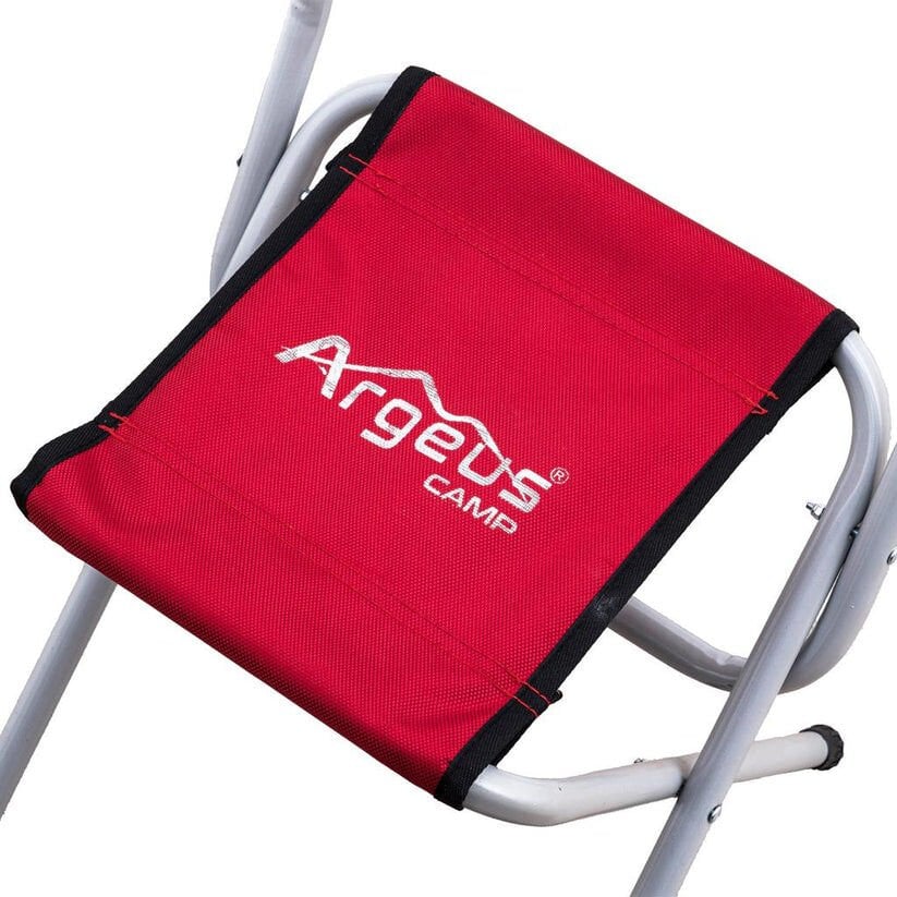 ARGEUS  Katlanabilir Balıkçı Kamp Taburesi - Arkalıklı - Kırmızı (19019)