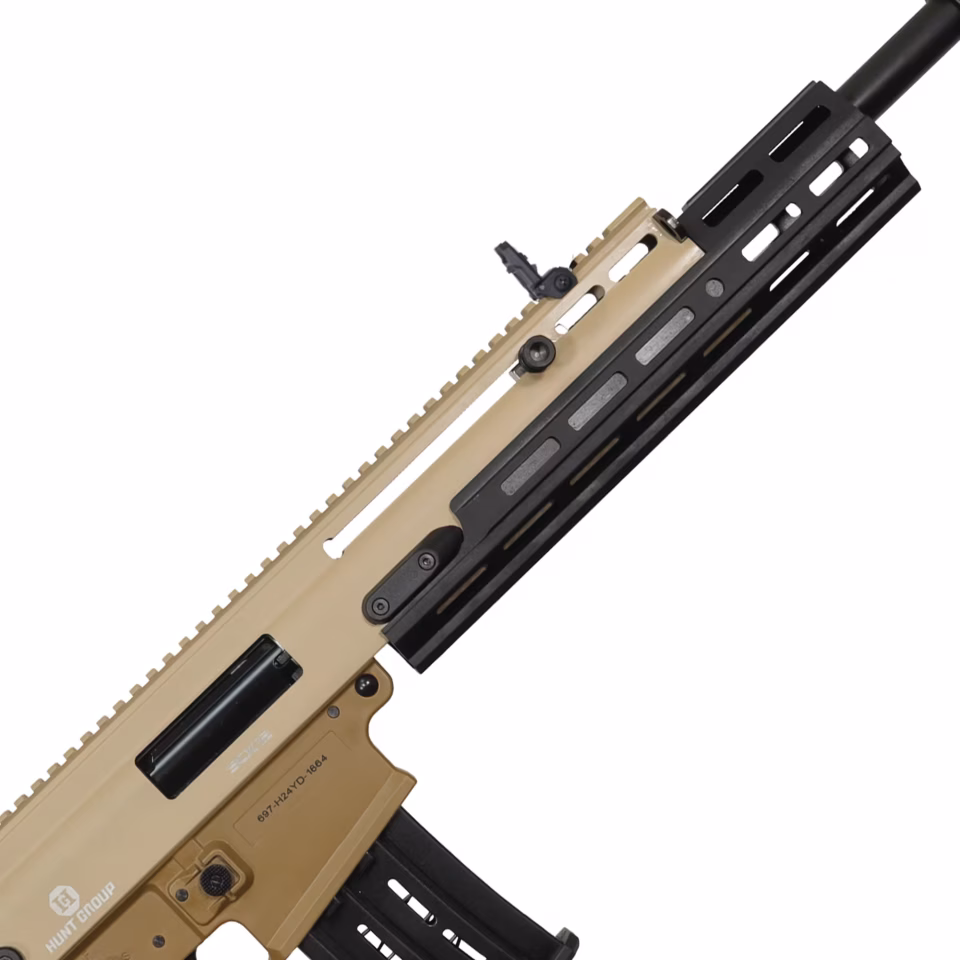 Hunt Group SCX12 FDE M-Lock Şarjörlü Yarı Otomatik Av Tüfeği (FN-SCAR)