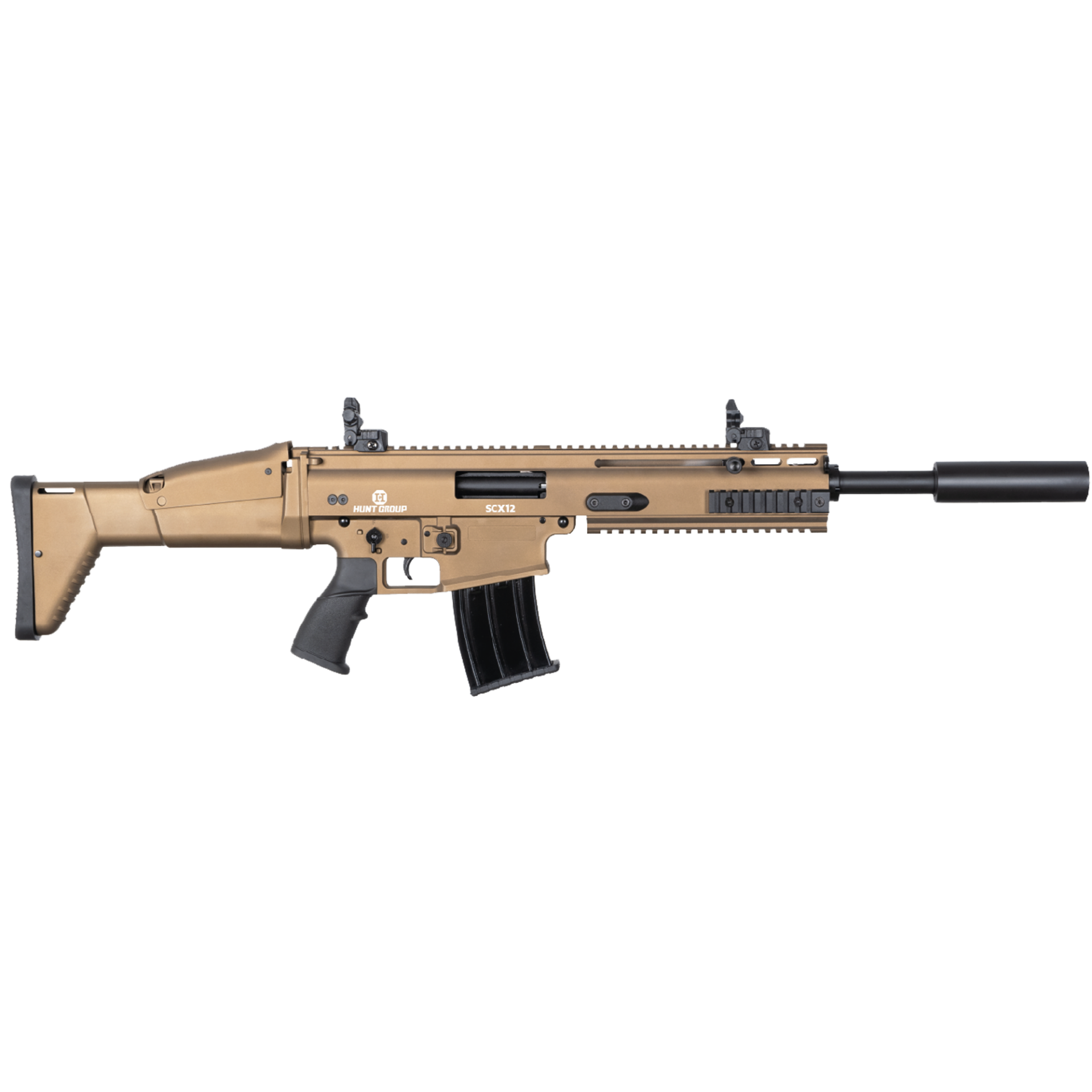 Hunt Group SCX12 Bronz Şarjörlü Yarı Otomatik Av Tüfeği (FN-SCAR)