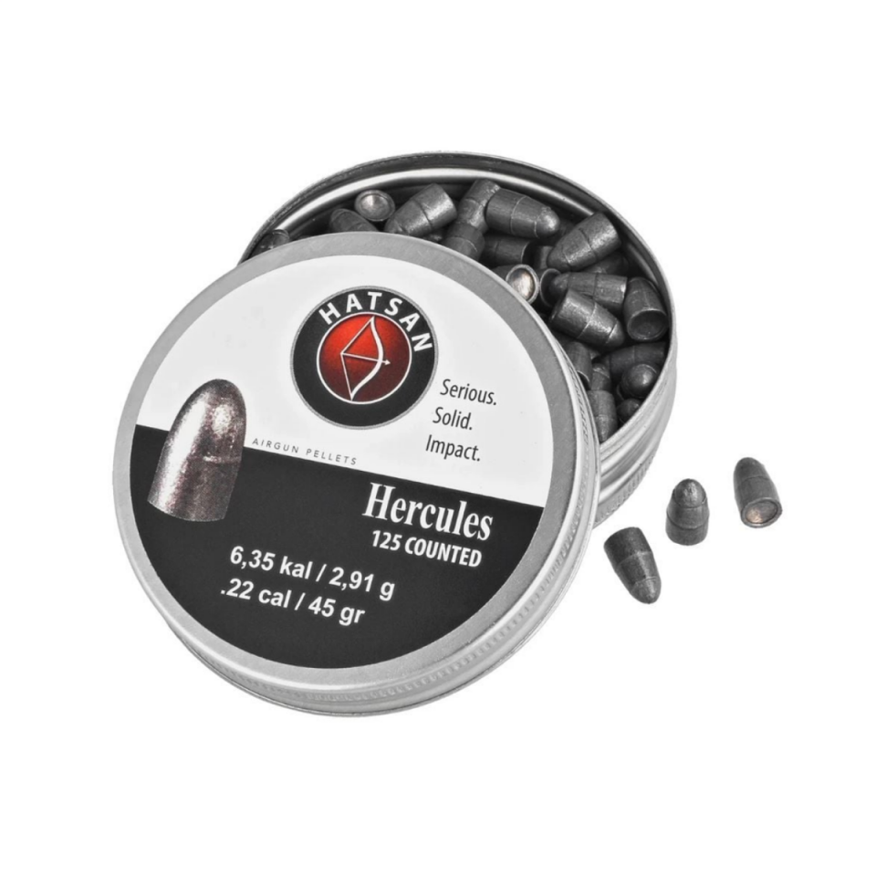 HATSAN HERCULES 6.35MM HAVALI TÜFEK SAÇMASI (45 GRAİN - 125 ADET)